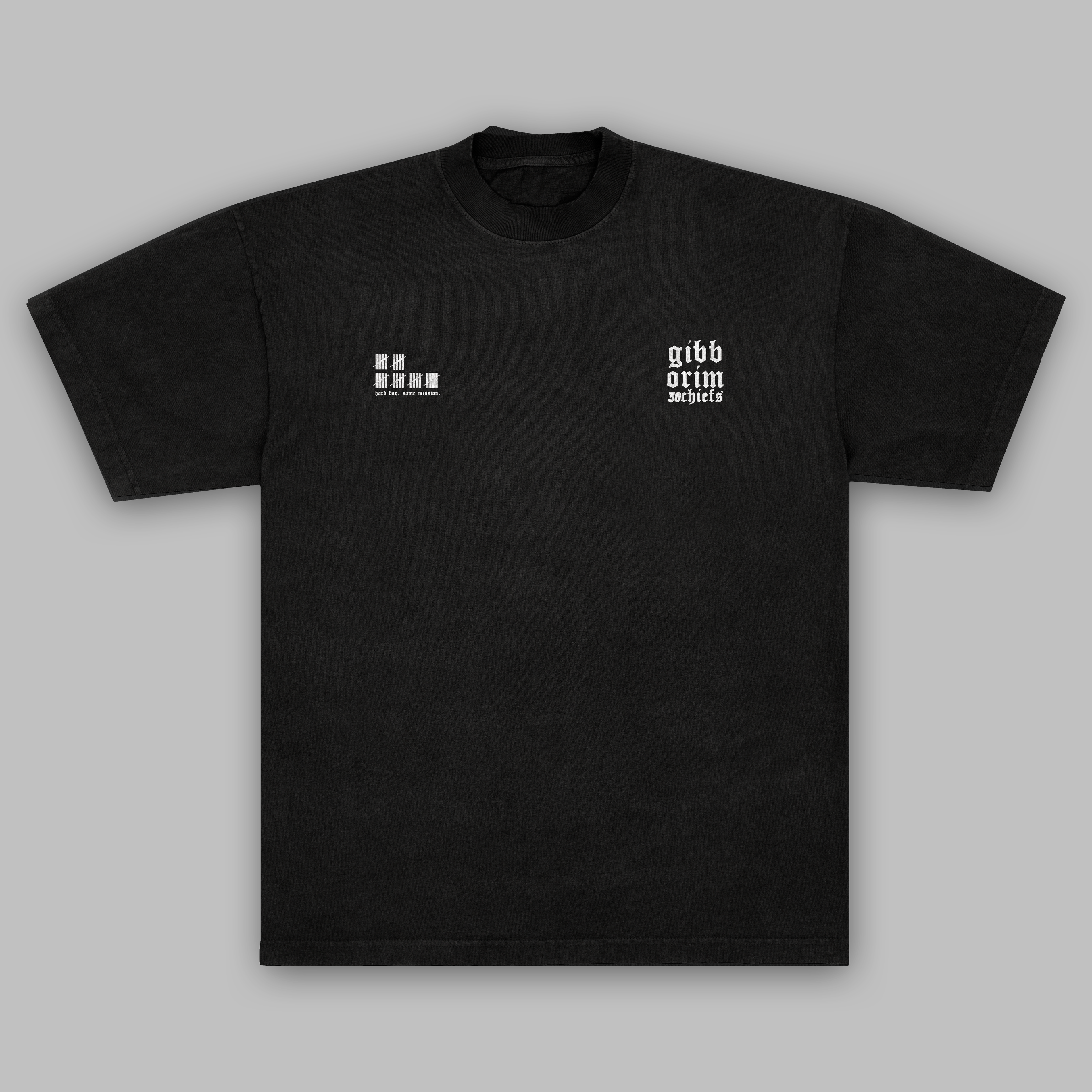 THE ROSTER HEAVY TEE IN BLACK (COMING SOON)