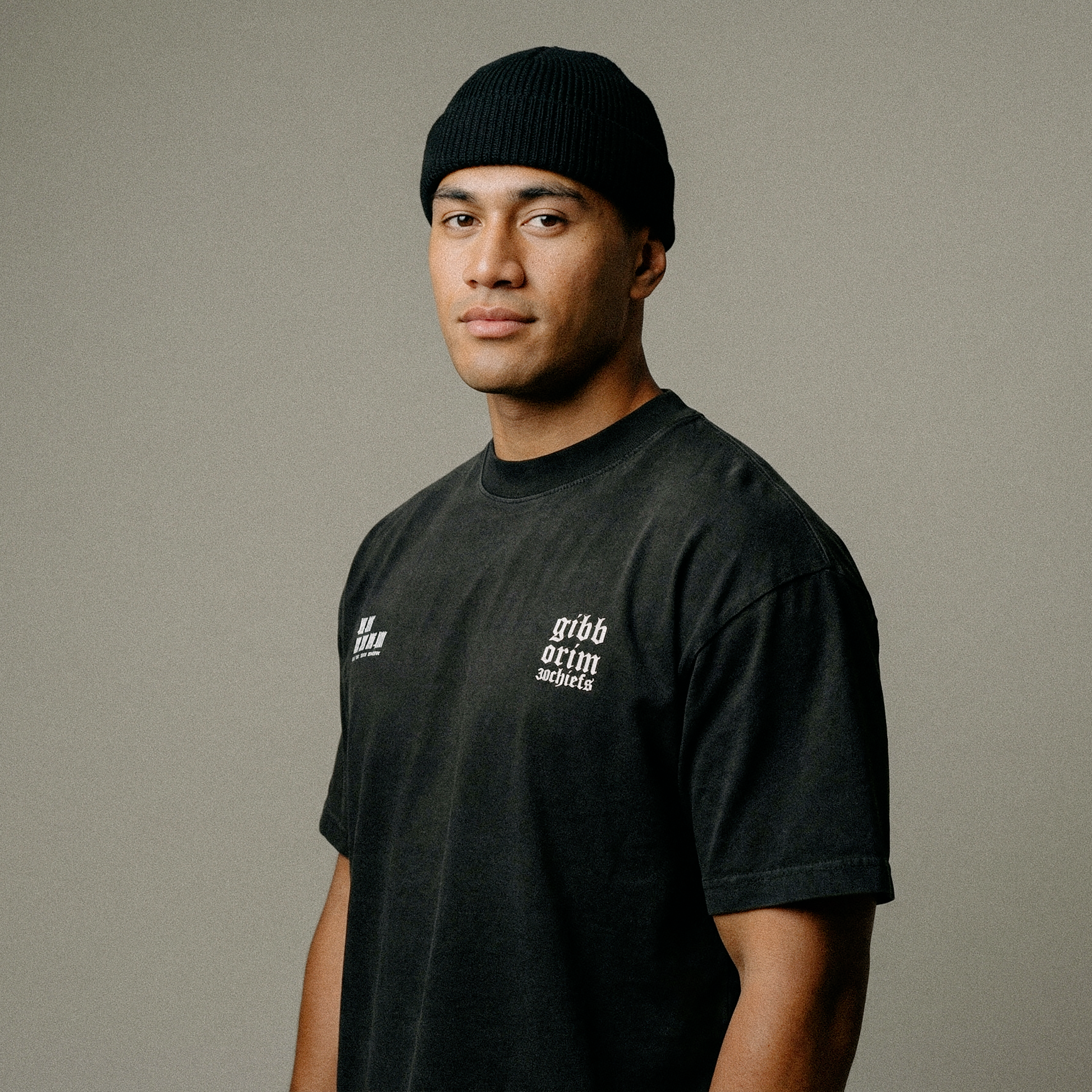 THE ROSTER HEAVY TEE IN BLACK (COMING SOON)