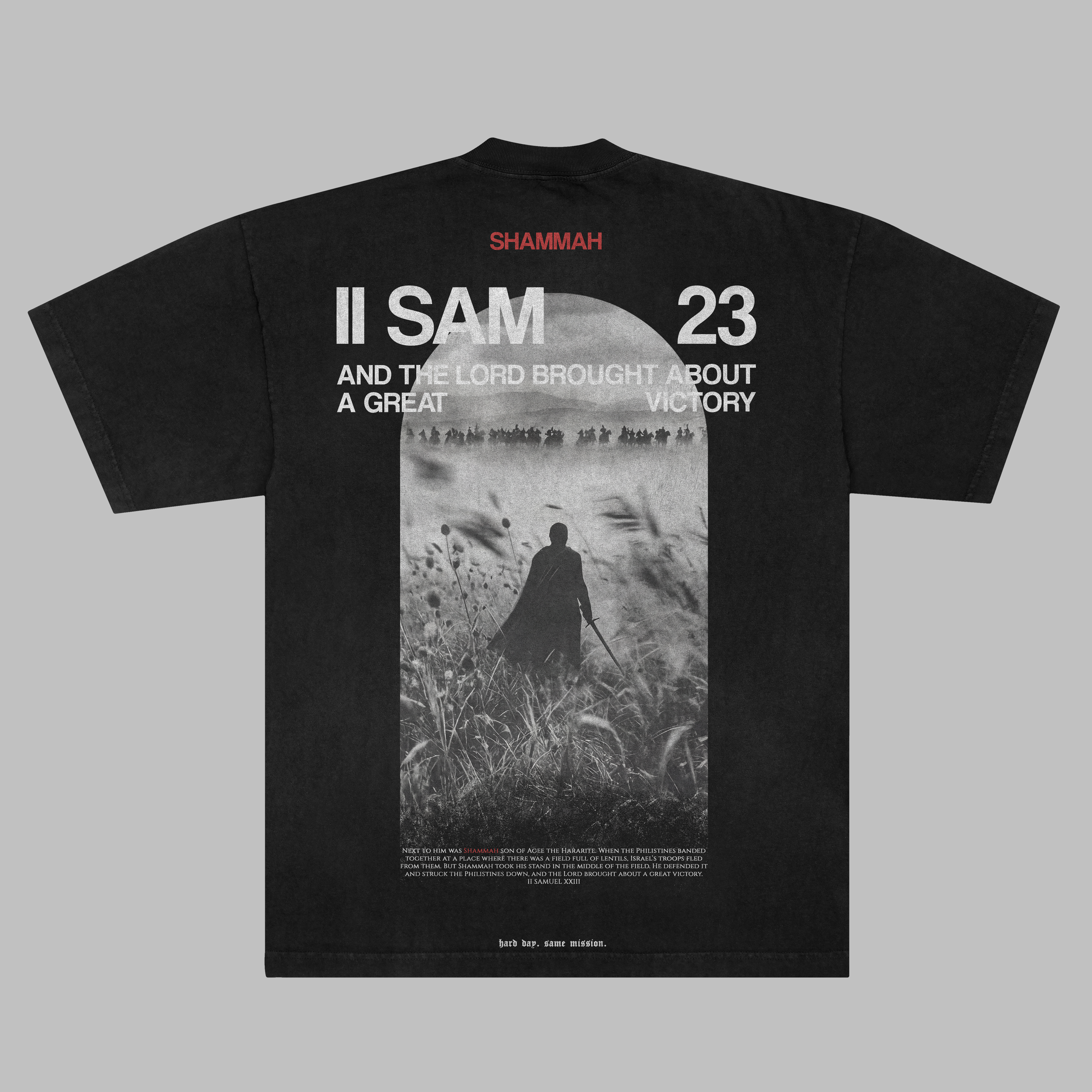 THE STAND HEAVY TEE IN BLACK (COMING SOON)